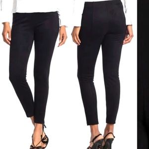 Tahari Faux Suede Ponte Pant